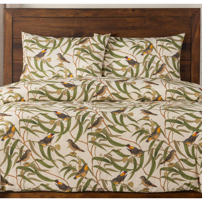 Smithsonian Bird Print Duvet Cover Set Wayfair